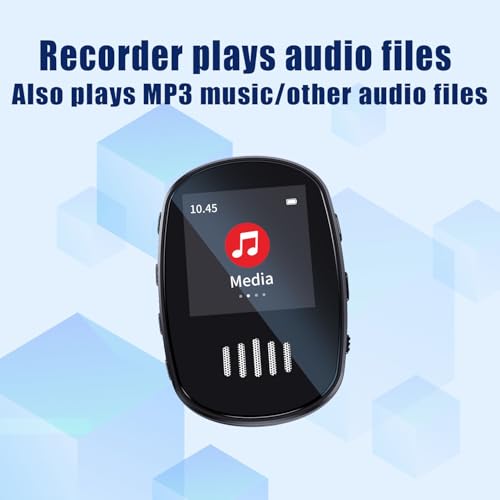 128GB Noise Reduction Voice Activated Recorder,Portable mini Recording Device,Power-on Password,Digital-Voice-Recorder with Playback,Timed Recording,Conference/Lecture/Classroom Learning