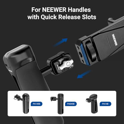 NEEWER Phone Holder with 17mm Phone Adapter & 17–37/58mm Filter Ring, Universal Adjustable Phone Tripod Mount Accessories Compatible with iPhone 17 Pro Max 16 S25 Ultra, PA047 PRO - style: PA047 PRO