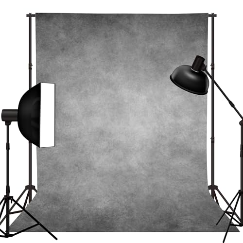 8x10FT Abstract Grey Photography Backdrop Professional Studio Background for Portrait Product Video Photo Props Photoshoot - color: Grey