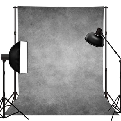 8x10FT Abstract Grey Photography Backdrop Professional Studio Background for Portrait Product Video Photo Props Photoshoot - color: Grey