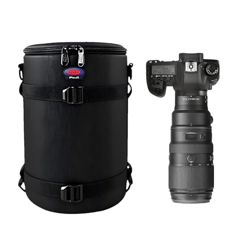 Camera Lens Case, Lens Pouch DSLR Camera Lens Bag Fits for Canon Nikon Pentax Sony Olympus Panasonic and Other Camera Lens - size: BL-0015