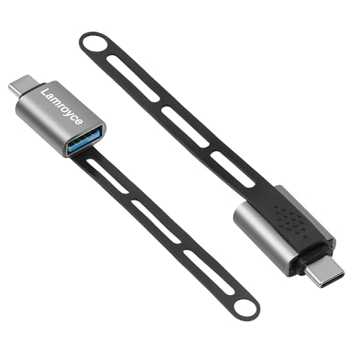USB C 3.1 to USB 3.0 Adapter 2 Pack, Portable USB Female to USB C Male OTG Extender Converter, with Lanyard Keychain, Support fast charging and 5Gbps data transfer for iPhone17/16/15 Series,Galaxy S25 - color: USB C (Male) to USB-A (Female), size: 2 Pack