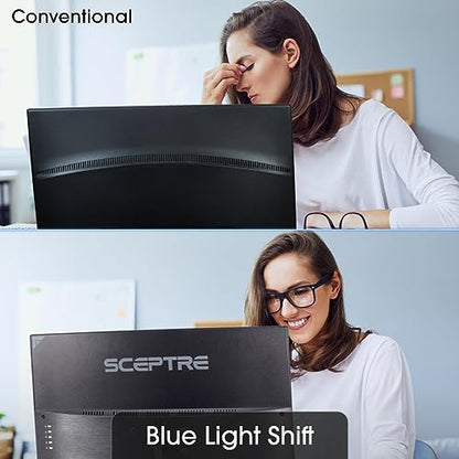 Sceptre New 24.5-inch Gaming Monitor 240+Hz 1ms DisplayPort x2 HDMI x2 100% sRGB AMD FreeSync Premium Build-in Speakers, Machine Black 2025 (E255B-FWD240 Series) - style: 24.5" 240Hz