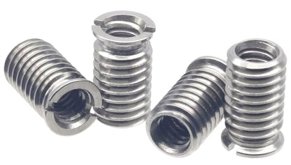 Stainless Steel 1/4"-20 Female to 3/8"-16 Male Convert Screw Adapter (4pcs, 16.5mm) - color: 4pcs, size: 16.5mm
