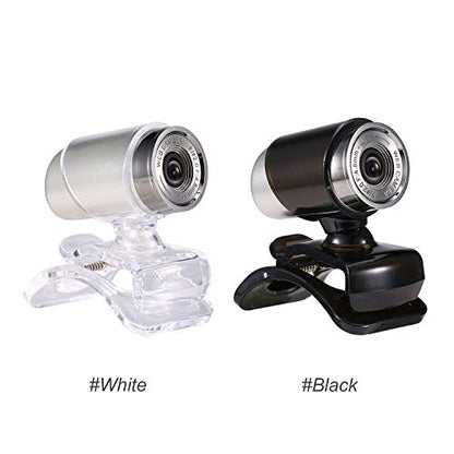 GLOGLOW Webcam 480P HD 360 Degree Rotation USB Clip On for Video Conferencing Streaming Online Meetings Plug and Play Setup with Wide Angle View for Remote Workers Content Creators Clear Zoom Calls