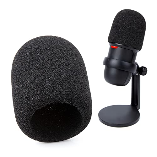 YOUSHARES SoloCast Microphone Windscreen - Professional Foam Mic Covers Mic Windscreen Compatible with HyperX SoloCast Mic for Filter Ambient and Breathing Winds - color: Mic Windscreen for HyperX SoloCast