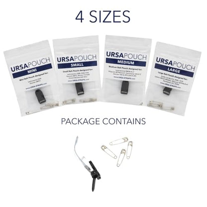 URSA Belt Pouch with Clip for Transmitters, Mini - White - color: White, size: Mini