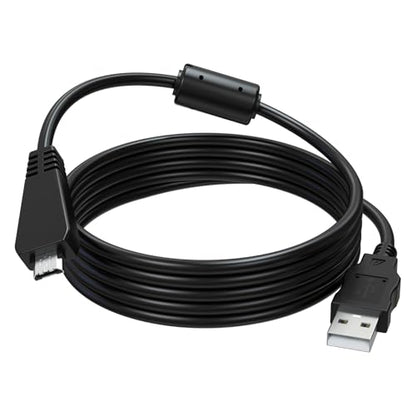 Zosvoses VMC-MD3 USB Cable Compatible with Sony Cyber-Shot DSC-W350 W360 W380 W390 W560 W570 WX7 WX9 WX30 H70 TX100 TX66 Digital Camera, VMC-MD3 Cable for Computers, Laptops, 4.9ft