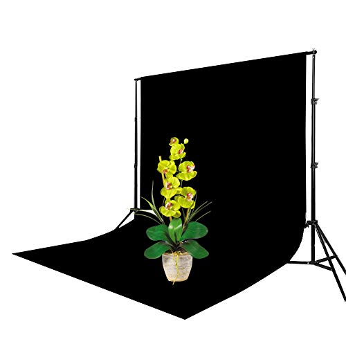 Premium Black Velvet Photography Backdrop, Wrinkle-Resistant Light-Absorbing Fabric for Professional Studio Portraits, Product Shooting & Video - Multiple Sizes(Size:100x150cm)