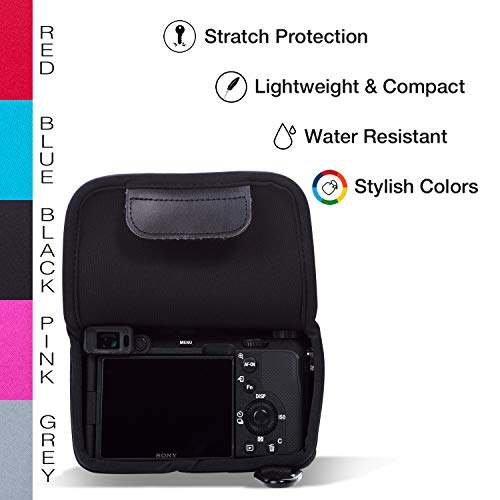 MegaGear MG1956 Ultra Light Neoprene Camera Case compatible with Sony Alpha 7C, A7 C (28-60mm) - Black - color: Black