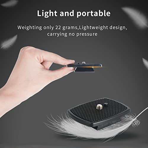 2 Pack Quick Release Plate Camera Tripod Adapter Compatible with 60" Tripod, Weifeng, Yunteng VCT668 ST666 690 (5pcs 1.38 * 1.38Inch/35 * 35mm) - color: 5pcs 1.38*1.38Inch/35*35mm