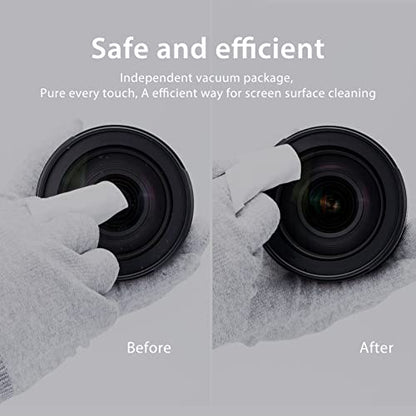 VSGO Professional Camera Cleaning Kit – for Canon, Nikon, Sony, DSLR & Mirrorless Cameras, Includes Lens Cleaning Pen, Air Blower, Sensor Swabs for Full Frame & APS-C, Microfiber Cloth - size: VS-A7E-for Sensor & Lens