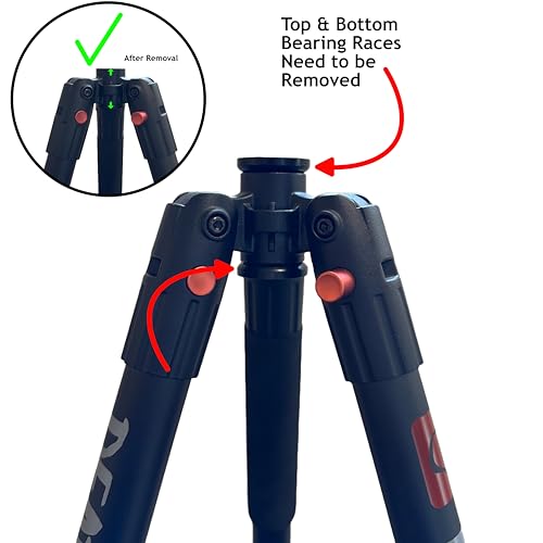 BOG DeathGrip Ball Head Conversion Kit | Ball Head Adapter + Arca-Swiss Saddle Mount | for use with BOG DeathGrip Tripod