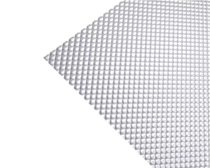 Fluorolite Plastics Clear Acrylic Prismatic fluorescent Lighting LED Panels 5 Pack 22"x46" | 0.100" Thick Fluorescent Light Covers for Ceiling Lights, Classroom light covers for Drop Ceiling - size: 22" x 46"