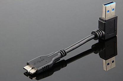 UCEC USB 3.0 Hard Drive Cable A to Micro B High Speed Upto 4.8 Gbps Data Transfer Cable for Portable External Hard Drive, Camera and More, External Hard Drive Cord
