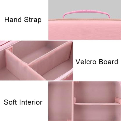 Camera Case Compatible with Canon EOS Rebel T7/T100/R50/R100/R5/R6 V//R6 Mark II DSLR Camera with 18-55mm Lens,Sony,Nikon DSLR Camera Protective Case with Shoulder Strap (Pink Case) - color: Pink Case