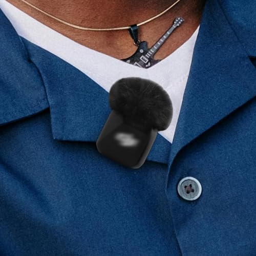 LEFXMOPHY Windscreen for DJI MIC MINI Wireless Microphone 2024 Latest Version Furry Wind Muff Deadcat Cover, 2-Pack Black - color: 2pc Black, size: 2-pack