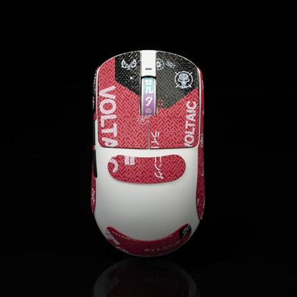 Gamer Mouse Grip Tape Sticker for VGN Dragonfly R1 Pro MAX VXE Max Non Slip Suck Sweat Pre Cut Easy Install Blood X - color: Blood X