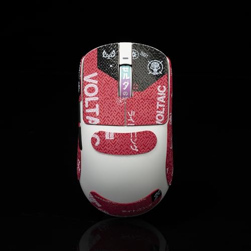 Gamer Mouse Grip Tape Sticker for VGN Dragonfly R1 Pro MAX VXE Max Non Slip Suck Sweat Pre Cut Easy Install Blood X - color: Blood X