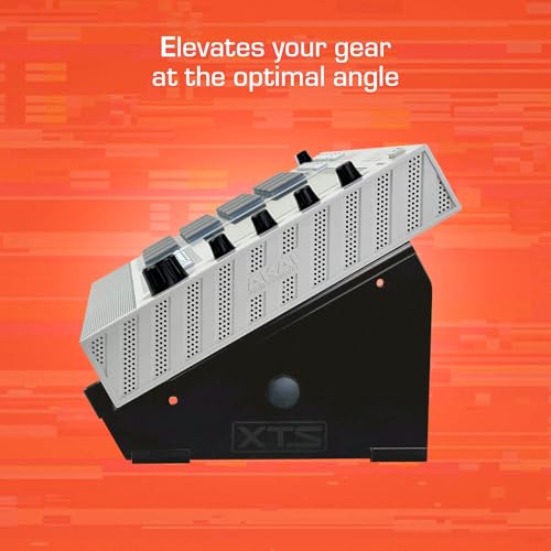 XTS Desktop Stand, Large 10.6" - 18.5" Size For Sampler / Synth / MIDI Controller / Drum Machine, Fits Akai MPC Live 3 & MPC Live 2 / Ableton Push 3 / Native Instruments Maschine and more, by Analog Cases - size: Large