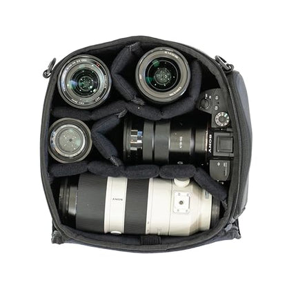 WANDRD Essential Deep Camera Cube: Weather-Resistant Protective Camera Organizer with Customizable Dividers & Side Access - Fits PRVKE 41L - size: Essential Deep