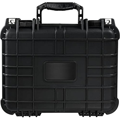 Eylar Protective Hard Camera Case Water & Shock Proof w/Foam TSA Approved 13.37 Inch 11.62 Inch 6 Inch Black (With Custom Logo Plate) - color: With Custom Logo Plate