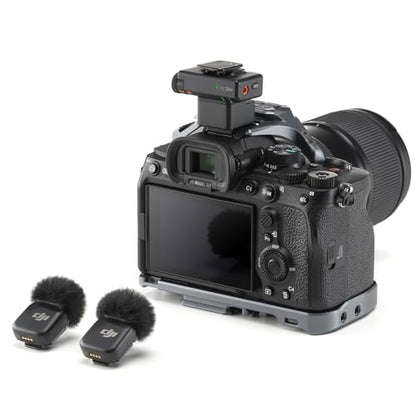 Original for DJI Mic 3/Mic Mini Camera Adapter, Connect Receiver for Sony A6700 ZV-E10 A7C A1 A9M3 FX3 Camera MI Hot Shoe,DJI Mic Mini Accessories