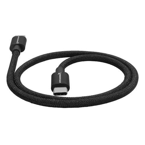 KONDOR BLUE | 20 Inch USB-C Cable for DJI LiDAR Focus System | Reliable Communication Cable for Compatible LiDAR Workflows | Black - size: 20 Inch
