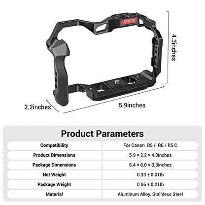 SmallRig R5 R6 Camera Cage for Canon EOS R5 and R6 Camera 2982