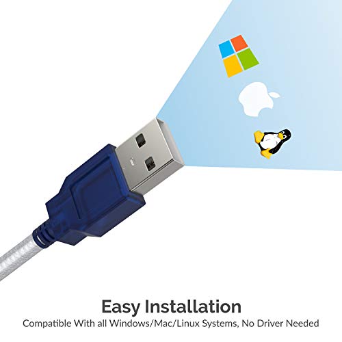 SABRENT USB 2.0 to Serial (9 Pin) DB 9 RS 232 Converter Cable, Prolific Chipset, Hexnuts, [Windows 10/8.1/8/7/VISTA/XP, Mac OS X 10.6 and Above] 10 Feet (CB-9PTF) - size: USB-A 10FT – RS-232