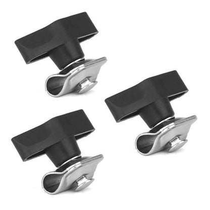 3 Pack Boom Arm Screw Mount Bolt Bracket Replacement Clamp Fastener with Tightening Knob for Mic Arm Stand Microphone Arm Scissor Microphone Stand Desk Mic Stand Studio Arms