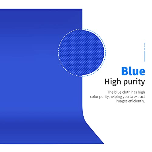 NEEWER 10 x 12FT / 3 x 3.6M PRO Photo Studio premium polyester Collapsible Backdrop Background for Photography, Video and Television (Backdrop Only) - Blue - color: Blue, size: 10 x 12 ft
