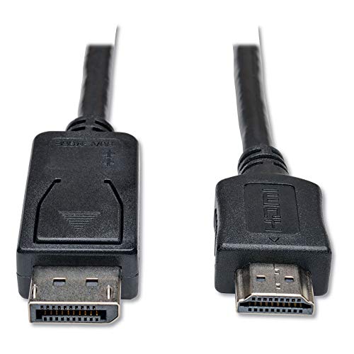 TRIPP Lite DisplayPort to HDMI Cable Adapter, DP to HDMI (M/M), DP2HDMI, 1080P, 10 ft. (P582-010) - size: 10 ft., style: DisplayPort