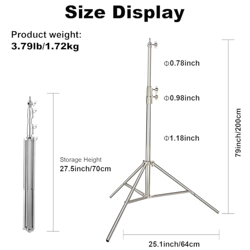 Godox MS300V 300W Studio Strobe Light Kit - 2.4G Bowens Mount With CF80 Quick Installation Softbox, Stainless Steel Stand, 5-in-1 Reflector for Photography Lighting