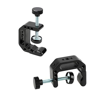 CAMVATE C Clamp with 1/4-20 & 3/8-16 screw Hole for Tables Desk Mount/2 PCS
