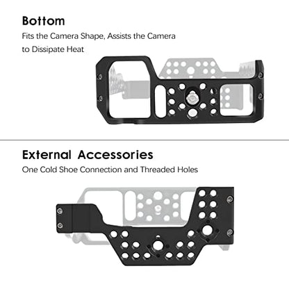 A7ii A7Riii A7iii cage,A9 / A7III / A7M3 / A7Riii / A7ii Camera Cage for Sony A9 A7M3 A7III A73 A7RIII A7R3 A7II Camera Case Rig Cold Shoe