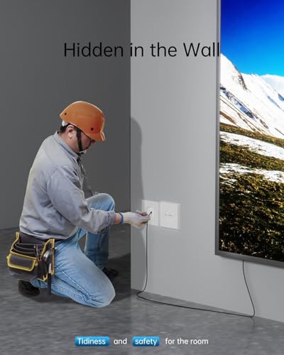 Fiber Optic HDMI Cable (HDMI 2.0, 18Gbps), Long HDMI Cable in Wall 150 ft, Ultra High Speed 4K 60Hz 444 with Micro and Standard HDMI Connector, HD,HDR10,ARC,3D,Slim for Laptop,PS4, Projector - size: 150 feet, style: HDMI to Micro HDMI & HDMI