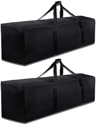 Sports Duffle Bag - Extra Large Travel Duffel Luggage Bag with Upgrade Zipper, Sturdy & Water Resistant, Black (Black 47inch 2Pack) - size: 47" x 13.7" x 17.5" 2Pack