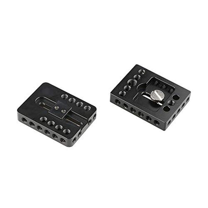 CAMVATE Top Cheese Plate + Camera Base Plate for DIY DSLR Camera Cage Rig