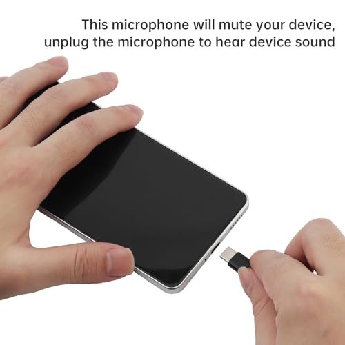RTNLIT Lavalier Lapel Microphone - 3.5mm Omnidirectional Condenser Mic, Clip On Mic for Smartphones, Noise Cancelling for Podcast, YouTube, Vlogging, Asmr
