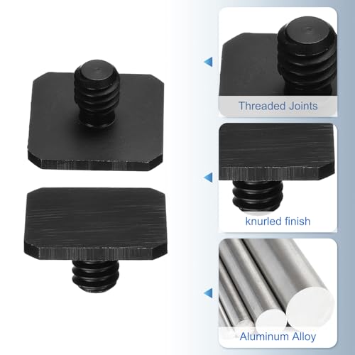 PATIKIL Hot Shoe Adapter 1/4" Male, 1 Pcs Hot Shoe Mount Adapter Camera Mount Screw Camera Video Light Converter for Microphone Holder Accessories 0.39x0.71x0.71 Inch