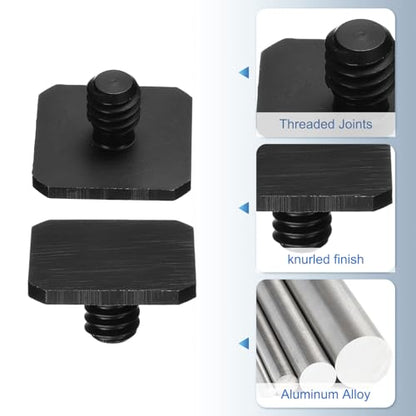 PATIKIL Hot Shoe Adapter 1/4" Male, 1 Pcs Hot Shoe Mount Adapter Camera Mount Screw Camera Video Light Converter for Microphone Holder Accessories 0.39x0.71x0.71 Inch
