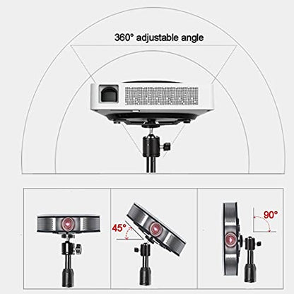 Projector Floor Stand, Portable Tripod Mount - Folding Stand for Projector, Camera, Webcam (18" to 40") - Supports Up to 3lbs (1.5kgs) - size: 18-40in