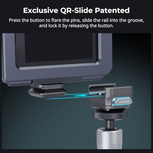 SmallRig HawkLock H21 QR Mount Plate Dual-Directio NATO Rail | Anti-Deflection 1/4"-20 Screw, holds up to 11lb for cameras, monitors, action cameras