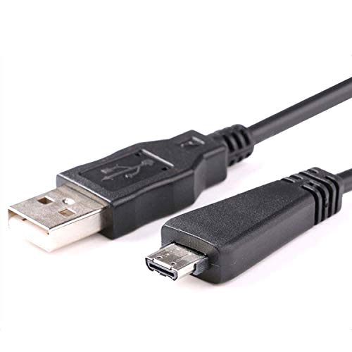 Replacement VMC-MD3 USB Data Sync Transfer Cable USB 2.0 Charging Cord Lead Compatible with Sony Cyber-Shot/Cybershot Digital Camera DSC-W350D W360 W380 W390 W570 TX100 TX66 and More (3.3ft/Black)