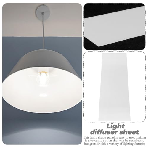 Light Diffuser Acrylic Panel for Ceiling Lighting Semi-transparent Diffuser Plate for Even Led Illumination Easy to Install for Decor
