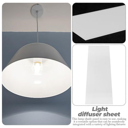 Light Diffuser Acrylic Panel for Ceiling Lighting Semi-transparent Diffuser Plate for Even Led Illumination Easy to Install for Decor