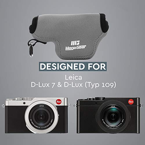 MegaGear MG1580 Leica D-Lux 7 Ultra Light Neoprene Camera Case - Gray, PU Leather - color: Gray, size: One Size