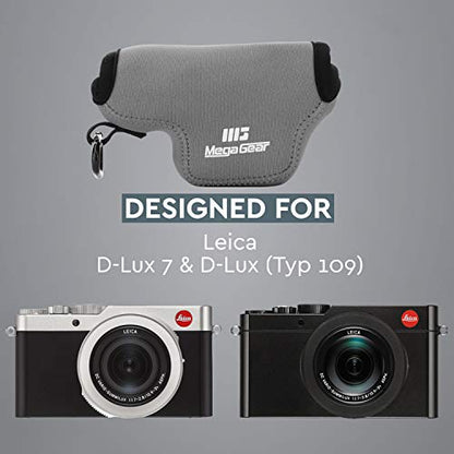 MegaGear MG1580 Leica D-Lux 7 Ultra Light Neoprene Camera Case - Gray, PU Leather - color: Gray, size: One Size