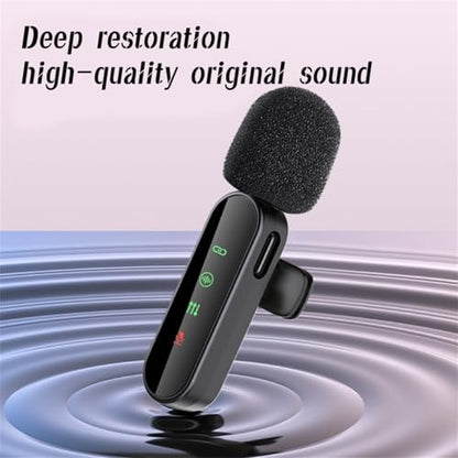 3 in 1/Four in one Wireless Lavalier Microphone for iPhone,iPad,Android,Camera,computer,mini Noise Reduction Recording Mic Ultra-Low Delay,for Vlog/ TikTok/YouTube Live Stream (Upgrade 4mic) - style: Upgrade 4mic